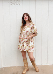 Signature Collection-The baby doll dress / floral