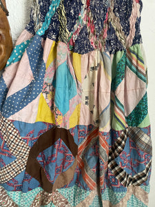 Signature Collection- Tie strap quilt dress