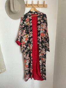 Vintage floral kimono