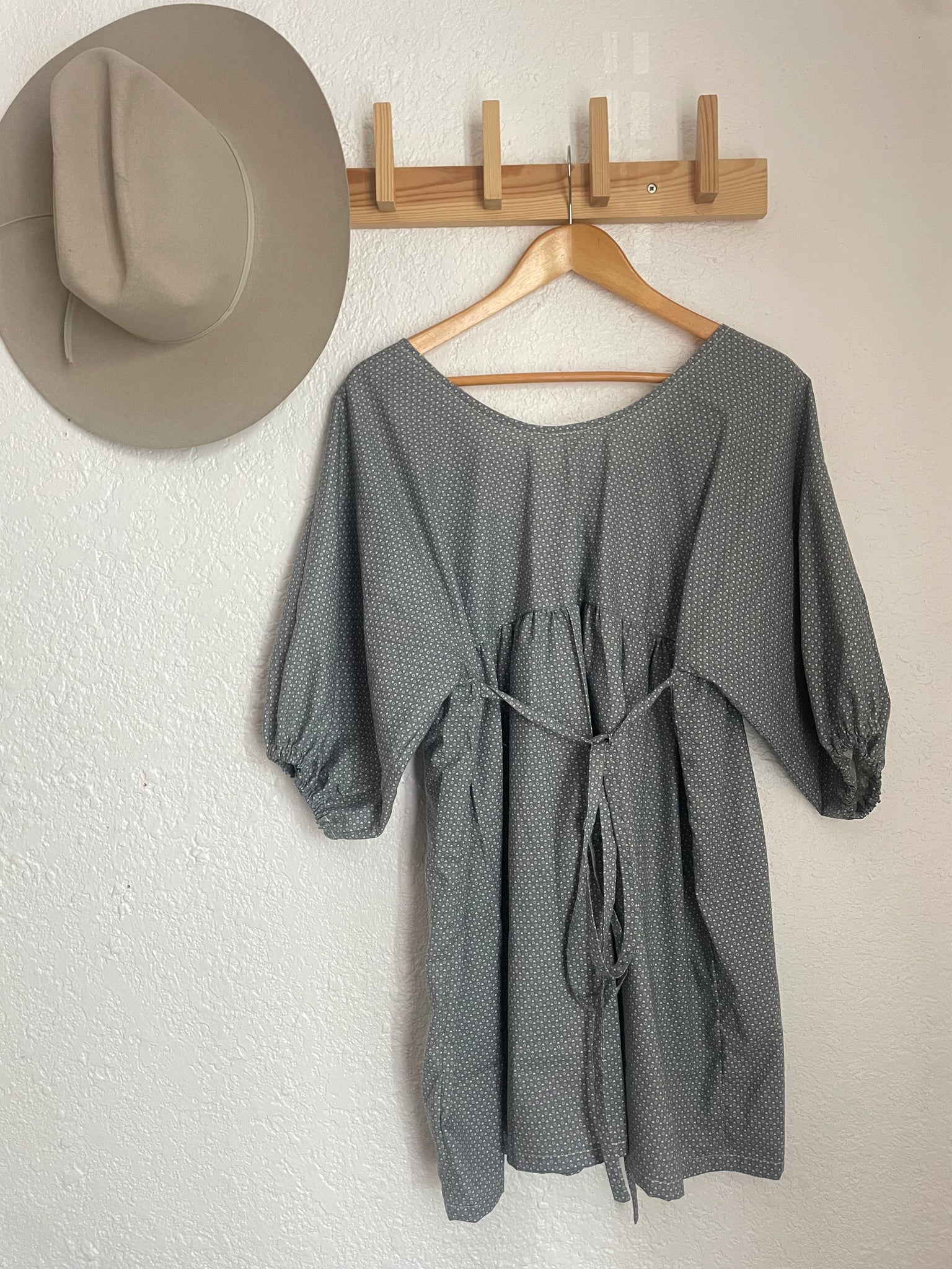 Signature Collection-The baby doll dress / light blue calico The Wild Rose Vintage Signature Collection-The baby doll dress / light blue calico The Wild Rose Vintage