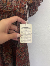 Load image into Gallery viewer, Vintage floral smocked dress

