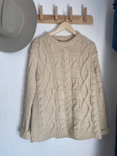 Load image into Gallery viewer, Vintage beige fisherman sweater
