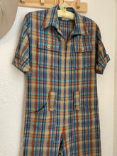 Load image into Gallery viewer, Vintage plaid jumpsuit
