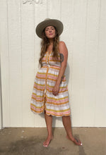 Load image into Gallery viewer, Vintage sunset stripe dress
