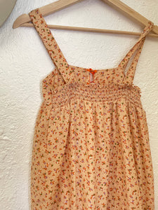 Vintage floral maxi dress