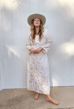 Load image into Gallery viewer, Vintage embroidered maxi dress

