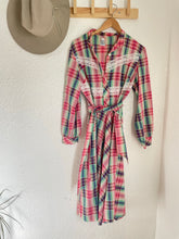 Load image into Gallery viewer, Vintage plaid dress
