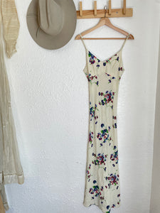 Vintage floral slip dress