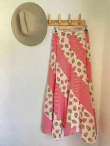 Vintage strawberry skirt