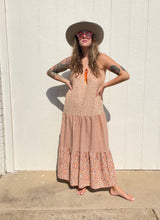 Load image into Gallery viewer, Vintage floral maxi dress
