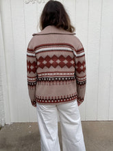 Load image into Gallery viewer, Vintage 70s zip sweater
