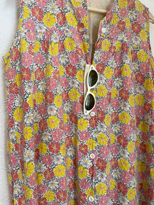 Vintage floral mini dress