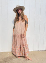 Load image into Gallery viewer, Vintage floral maxi dress
