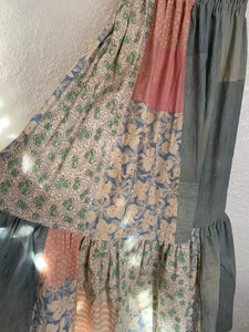 Signature Collection- tie strap quilt dress