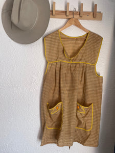 Vintage plaid mini dress