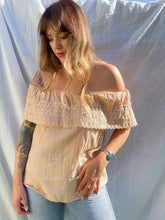 Load image into Gallery viewer, Vintage hand dyed cotton top

