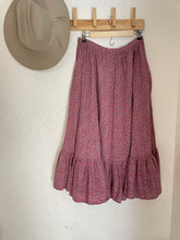 Load image into Gallery viewer, Vintage calico prairie skirt
