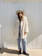 Load image into Gallery viewer, Vintage white teddy coat
