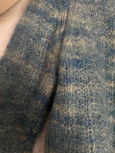 Load image into Gallery viewer, Vintage blue mohair cardigan

