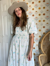 Load image into Gallery viewer, Signature Collection-Blue floral maxi dress

