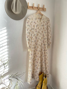 Vintage floral prairie dress