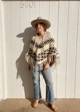 Load image into Gallery viewer, Vintage cowichan wool poncho
