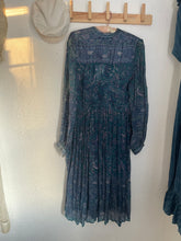Load image into Gallery viewer, Vintage silk block print dress

