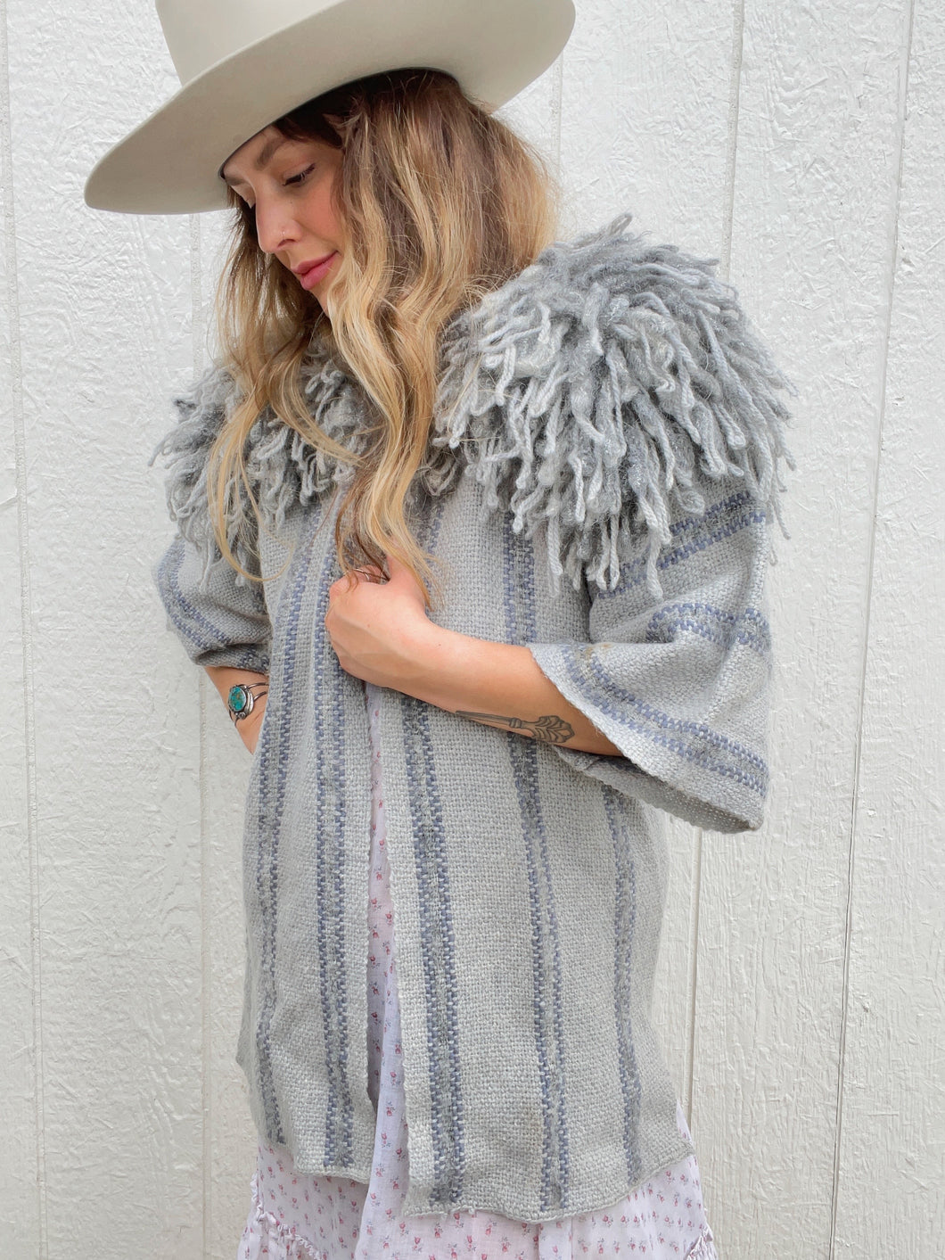 Vintage shaggy wool jacket