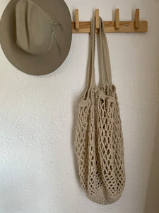 Vintage crochet market bag