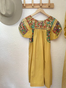 Vintage embroidered mini dress