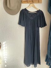 Load image into Gallery viewer, Vintage blue gauze dress
