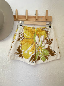 Signature Collection-floral towel shorts
