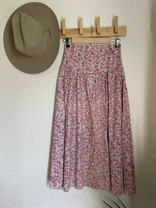 Vintage floral skirt