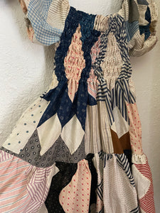 Signature Collection-Calico quilt dress