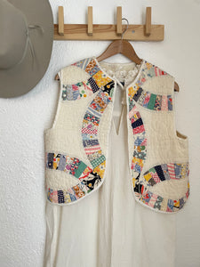 Vintage quilted vest