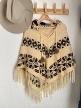 Load image into Gallery viewer, Vintage cowichan wool poncho
