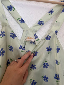 Vintage floral slip dress