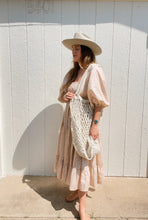 Load image into Gallery viewer, Signature Collection-Tan calico floral maxi dress
