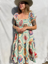 Load image into Gallery viewer, Signature Collection-Quilted flower garden dress
