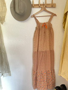 Vintage floral maxi dress
