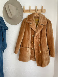 Vintage teddy coat