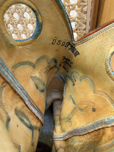 Vintage navy star cowboy boot