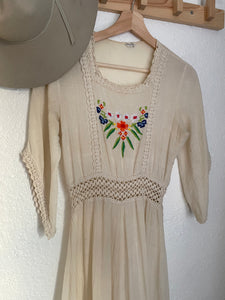 Vintage 70s cotton dress