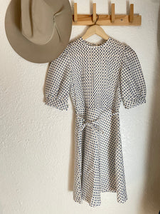 Vintage polka dot mini dress