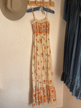 Load image into Gallery viewer, Vintage smocked floral maxi dress
