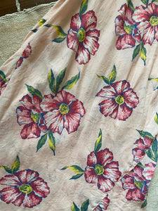 Vintage 40s  floral slip dress